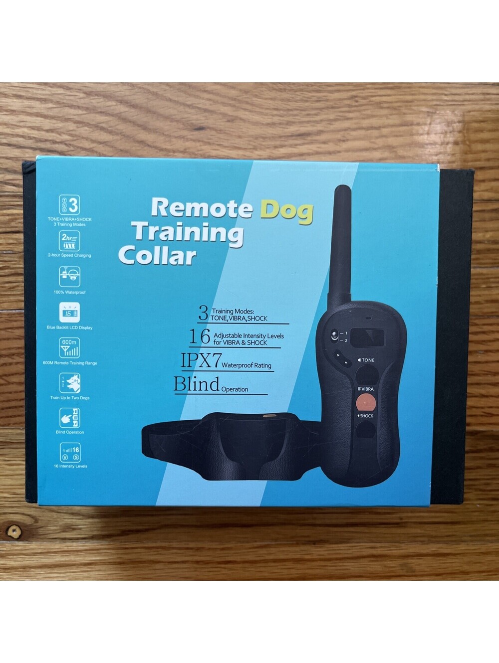Dog Training Collar With Remote.Rechargeable, IPX7 Waterproof. 3 Training Modes